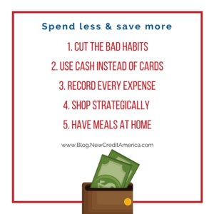 Tips to help you spend less and save more