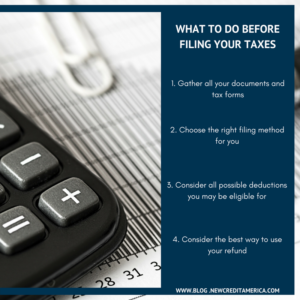 What to do before filing your taxes